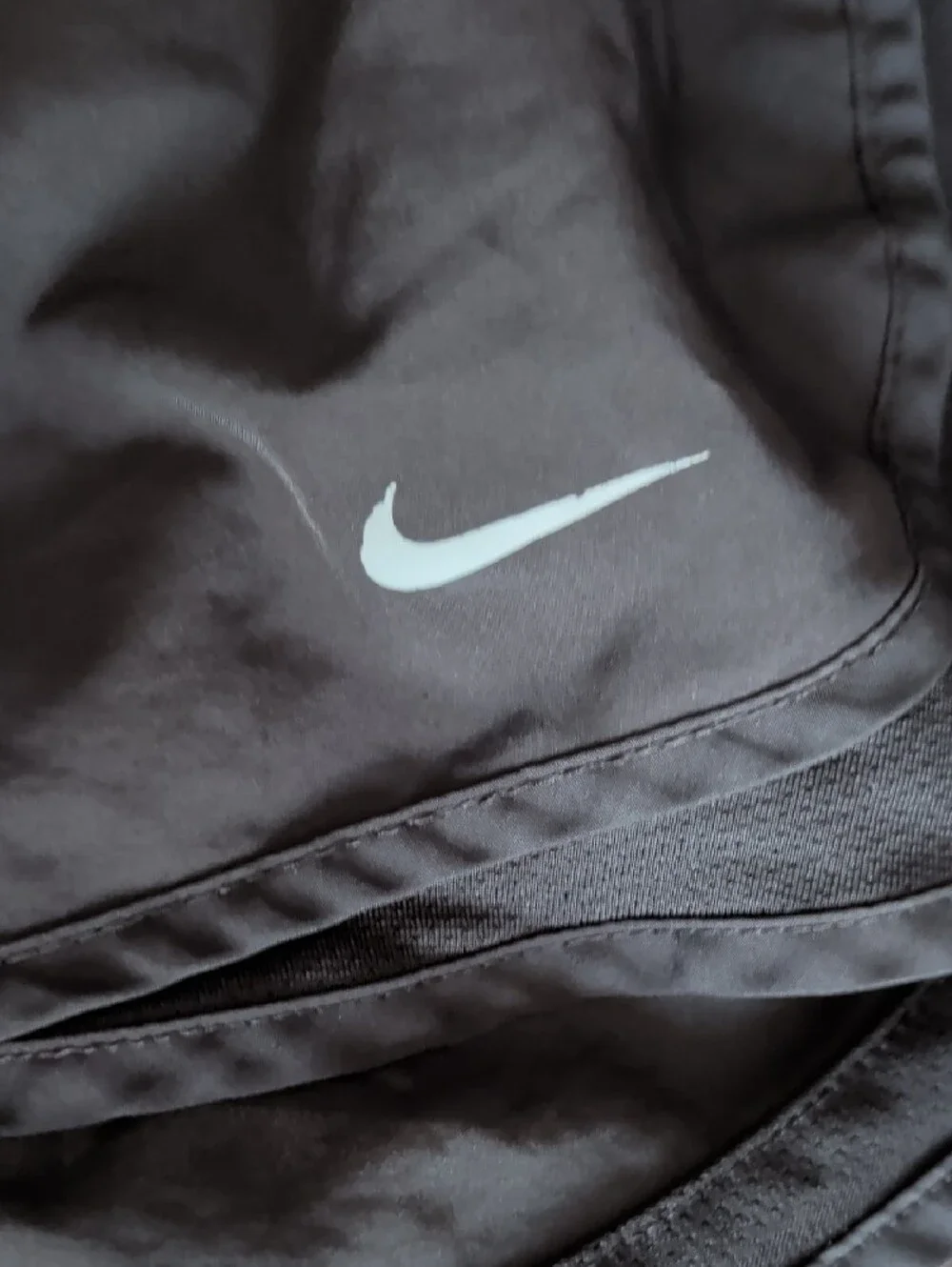 Nike Black Shorts with White Swoosh